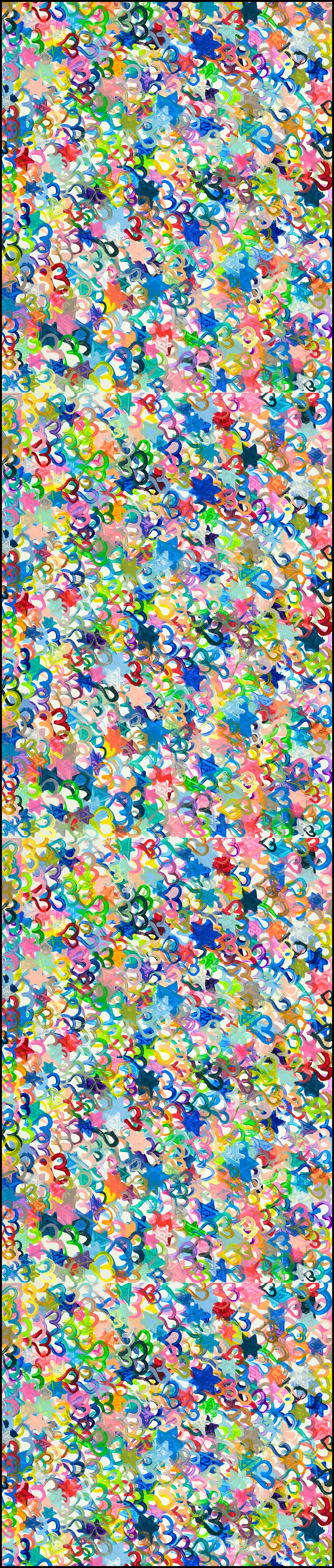 Hearts Magens Table Runner 14x72