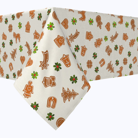 Gingerbread Cookies and Holly Cotton Squares