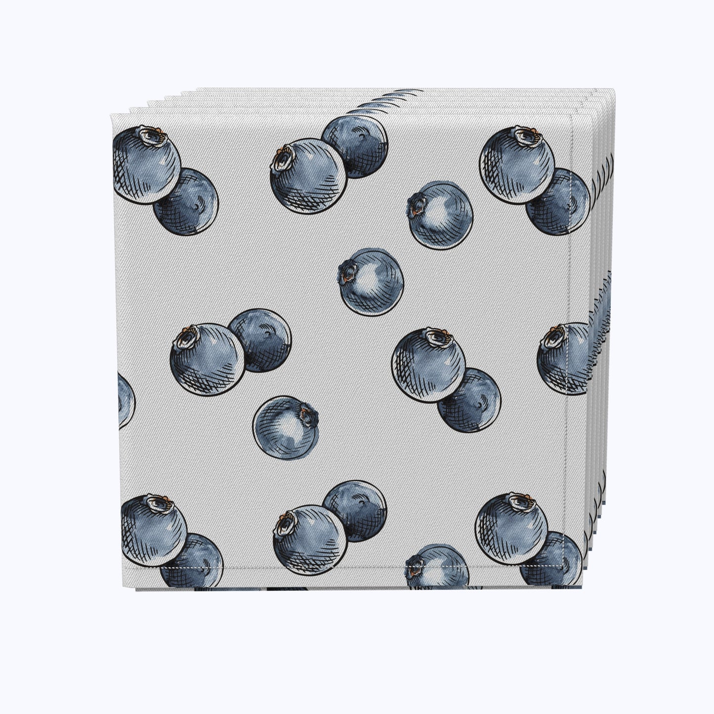 Blueberry Picnic Cotton Napkins