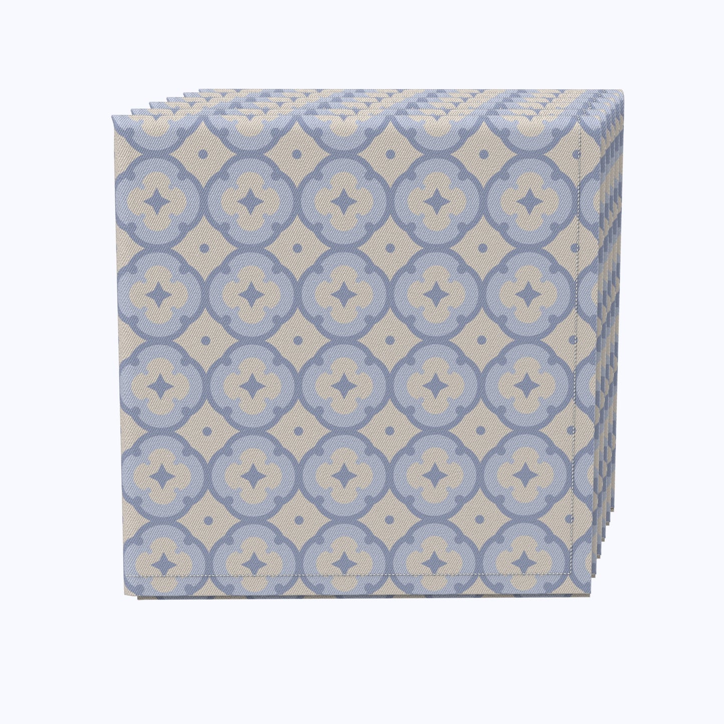 Geometric Décor Cotton Napkins