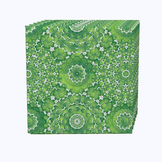 4 Leaf Clover Swirls Napkins