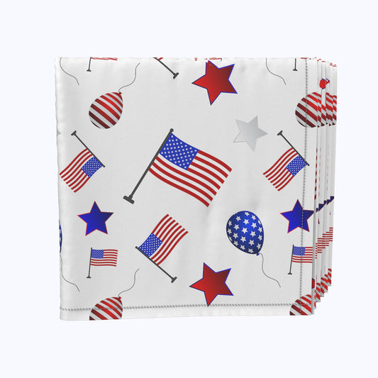 4th of July Balloon Parade Napkins