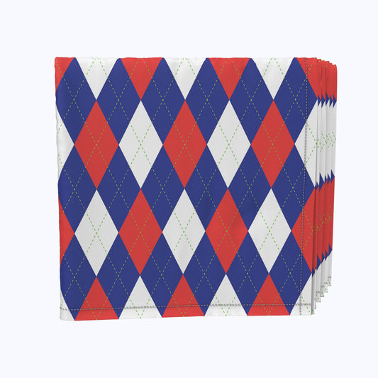 Americana Argyle Napkins