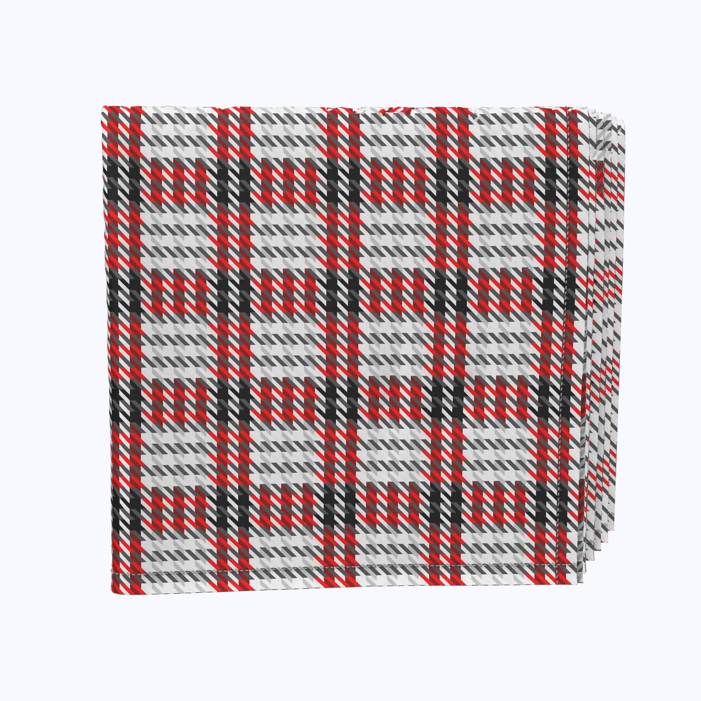 Black & Red Houndstooth Napkins