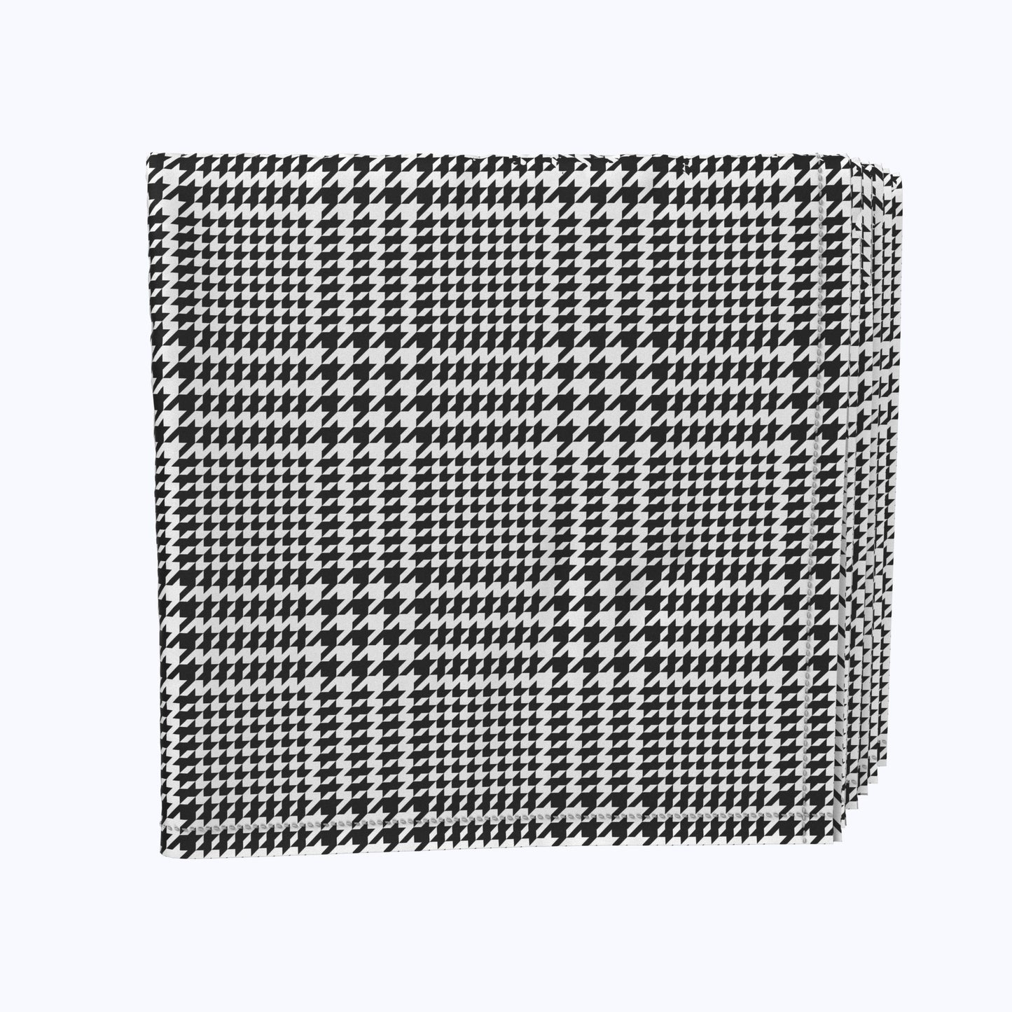 Black & White Houndstooth Napkins