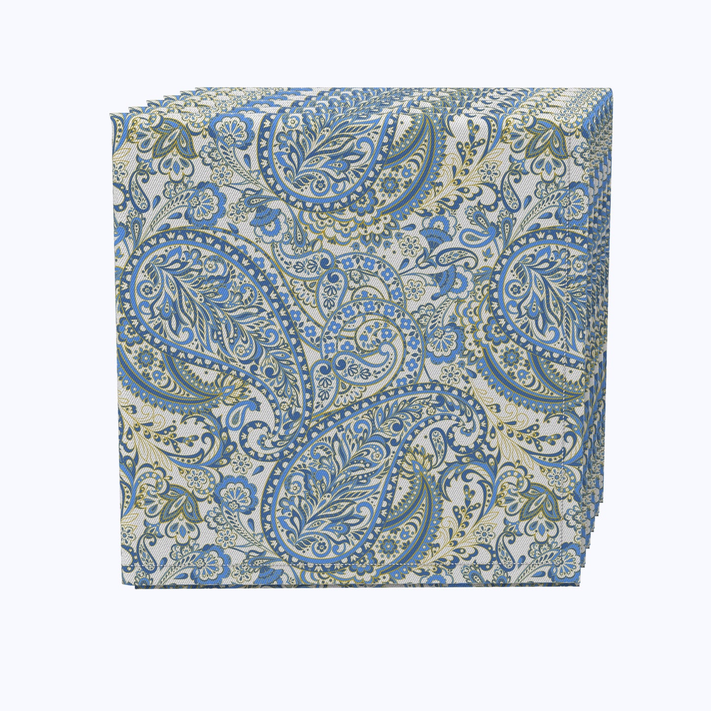 Blue Paisley Napkins
