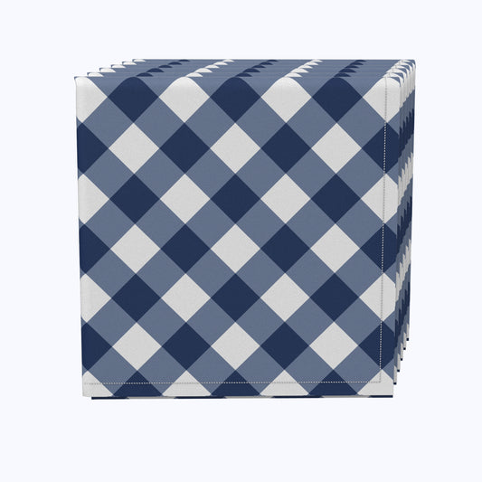 Blue Gingham Check Napkins
