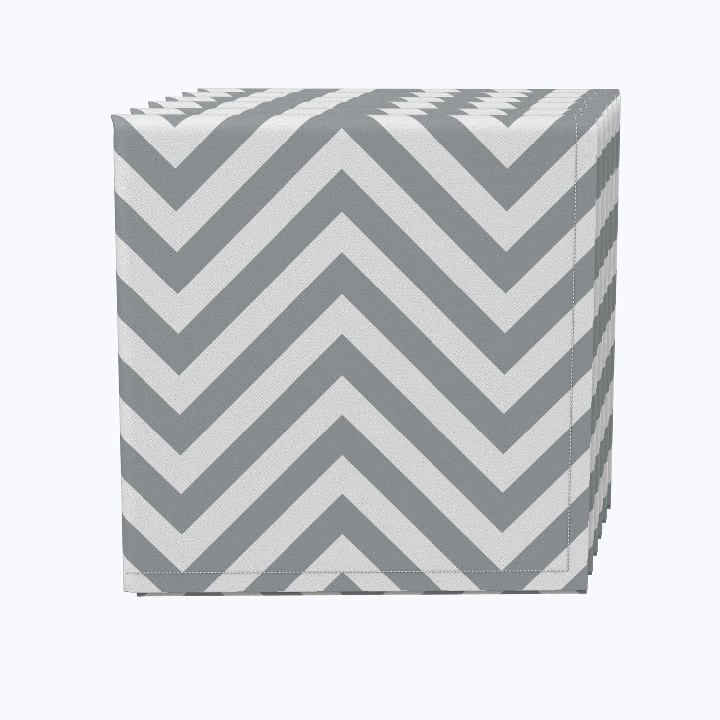 Chevron, Gray Napkins