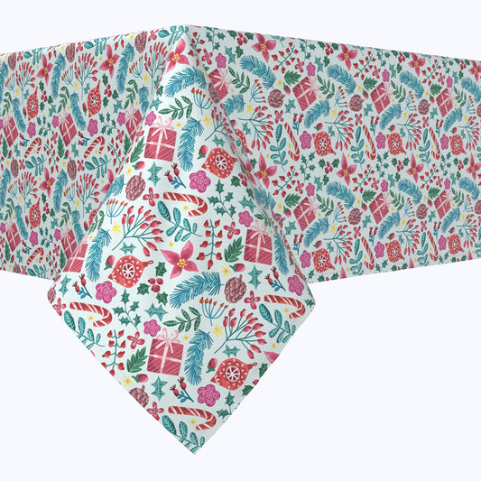 Christmas Candy Cane Celebration Rectangles