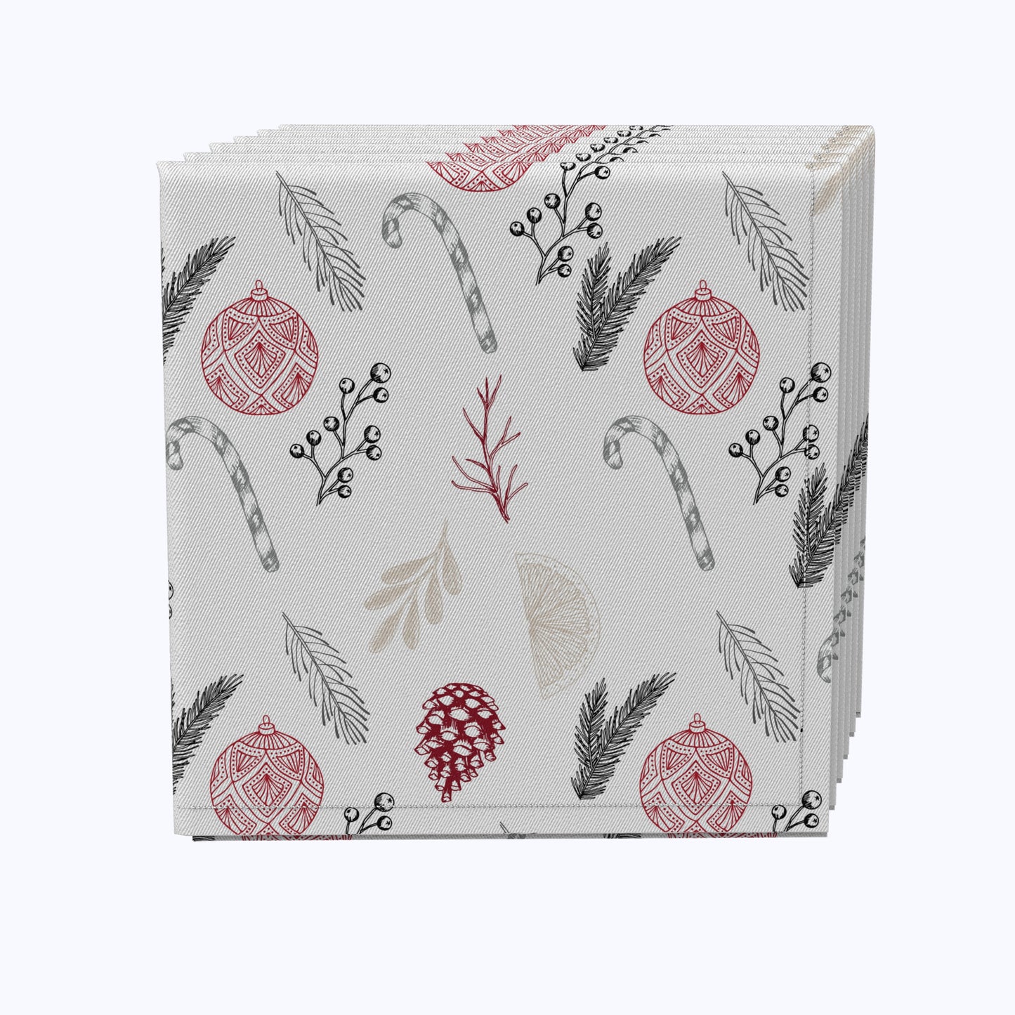 Christmas Tree Decorations Cotton Napkins