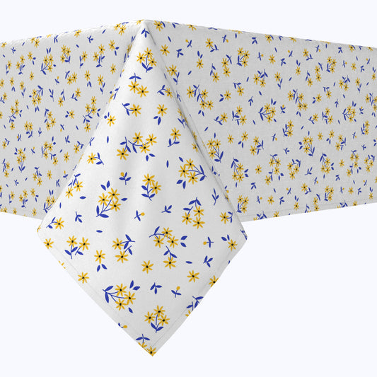 Daisy Allover Pattern Cotton Rectangles