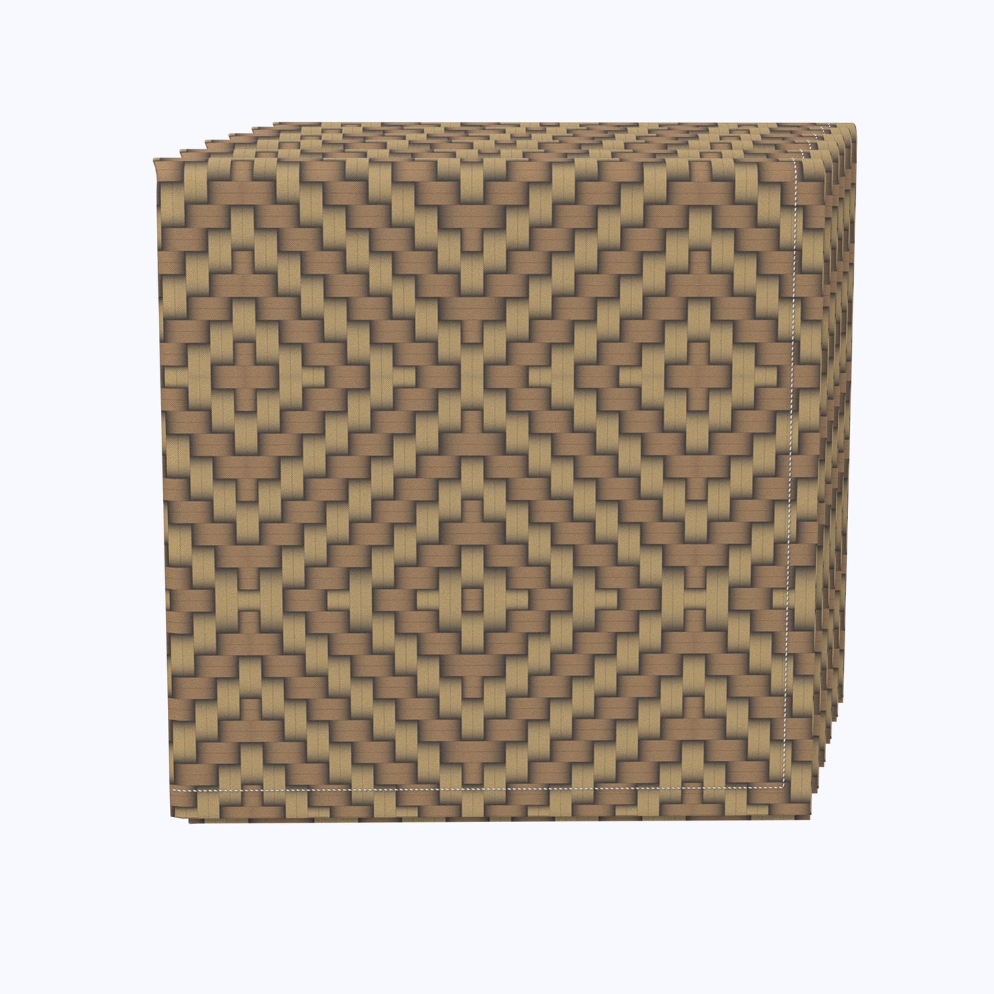 Diamond Wicker Wood Work Napkins