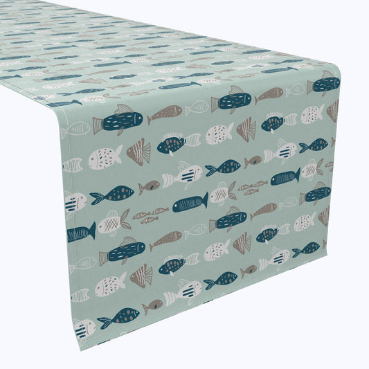 Doodle Fishes Table Runners