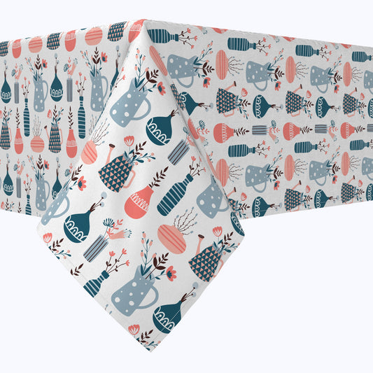 Doodle Vases Cotton Rectangles