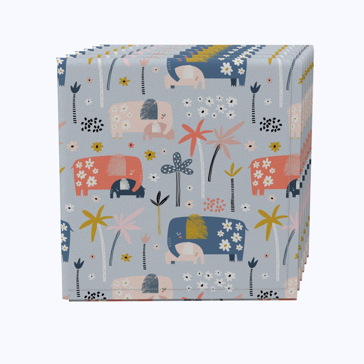 Elephants & Palm Trees Napkins