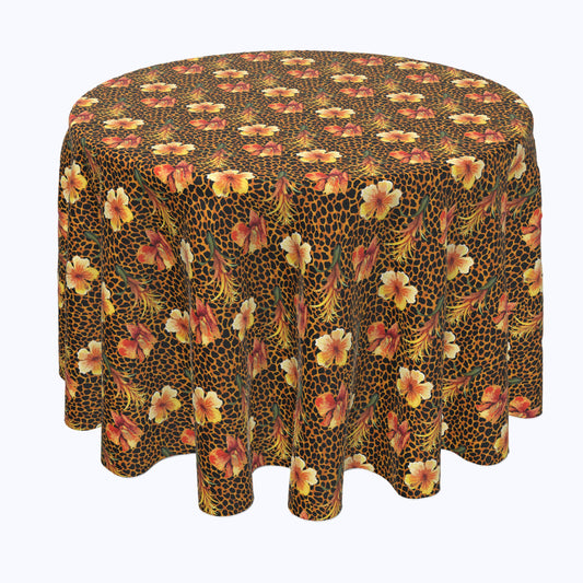 Floral Animal Print Rounds