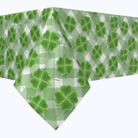 Grassy Green 3D Shamrock Squares