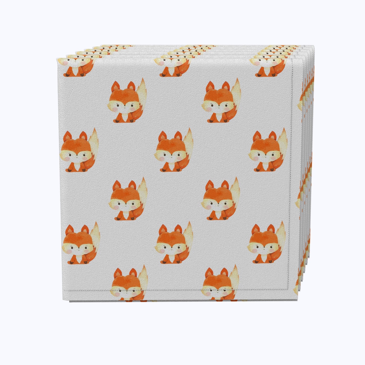 Hand Drawn Foxes Napkins