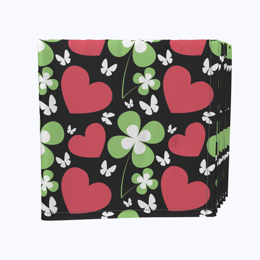 Heart Meets Clover Napkins