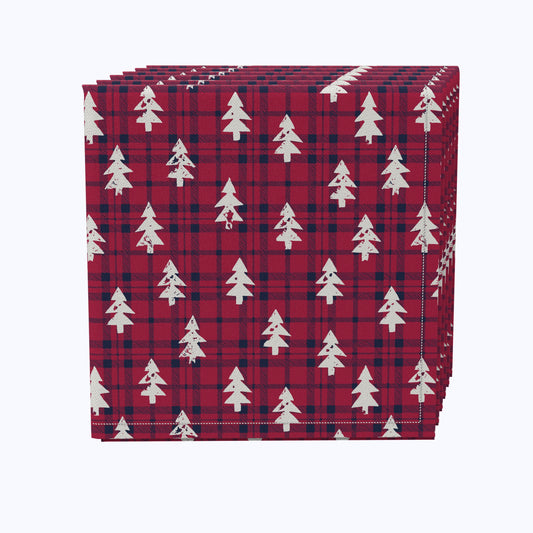 Holiday Woodland Plaid Napkins