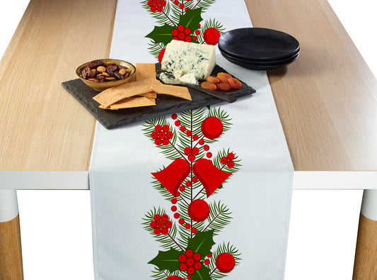 Holly and Bells Garland Runners