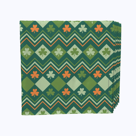 Irish Sweater Argyle Napkins