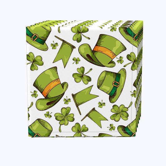 Irish Hat, Flags & Shamrocks Napkins