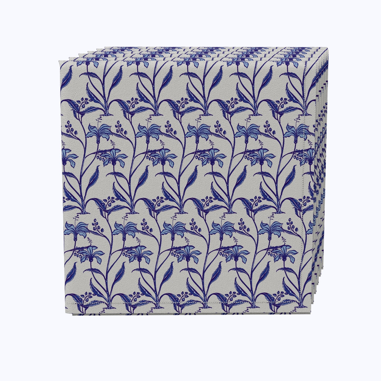 Lilies in Blue Hues Napkins