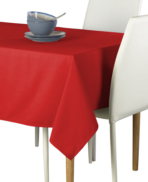 Geometric Linen Tablecloth for Round Table, Rustic Farmhouse Table