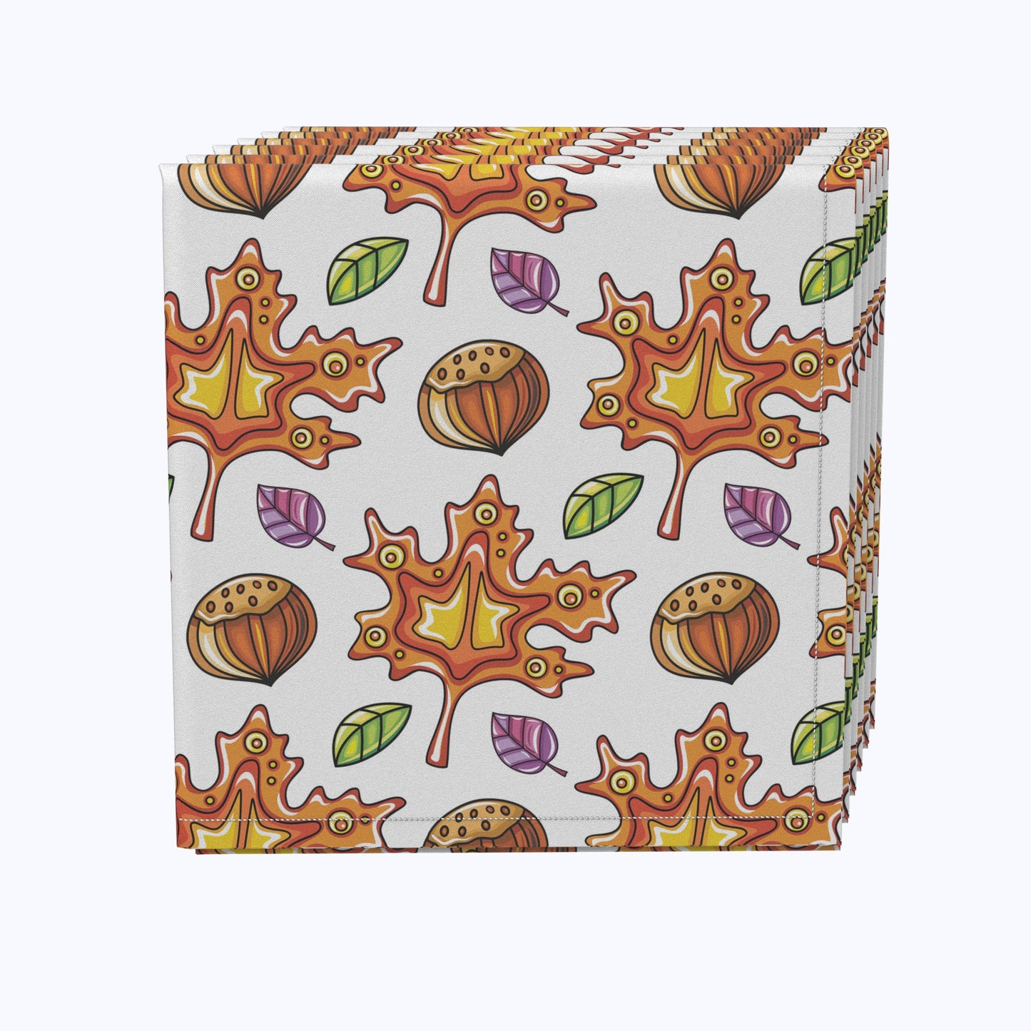 Modern Maple Leaves Napkins