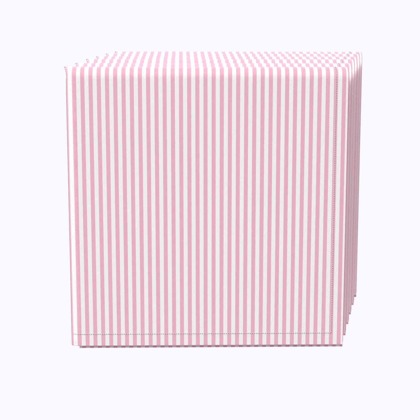 Pinstripes, Pale Pink & White Napkins