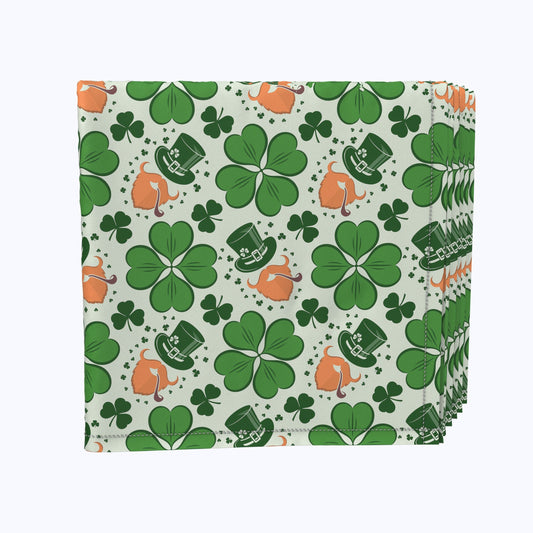 Red Beard Leprechaun and Pipe Napkins