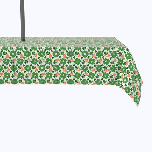 Red Beard Leprechaun and Pipe Outdoor Rectangles