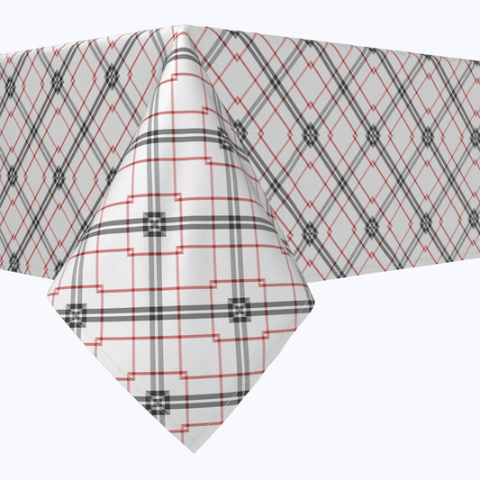 Red & Black Fashion Plaid Squares