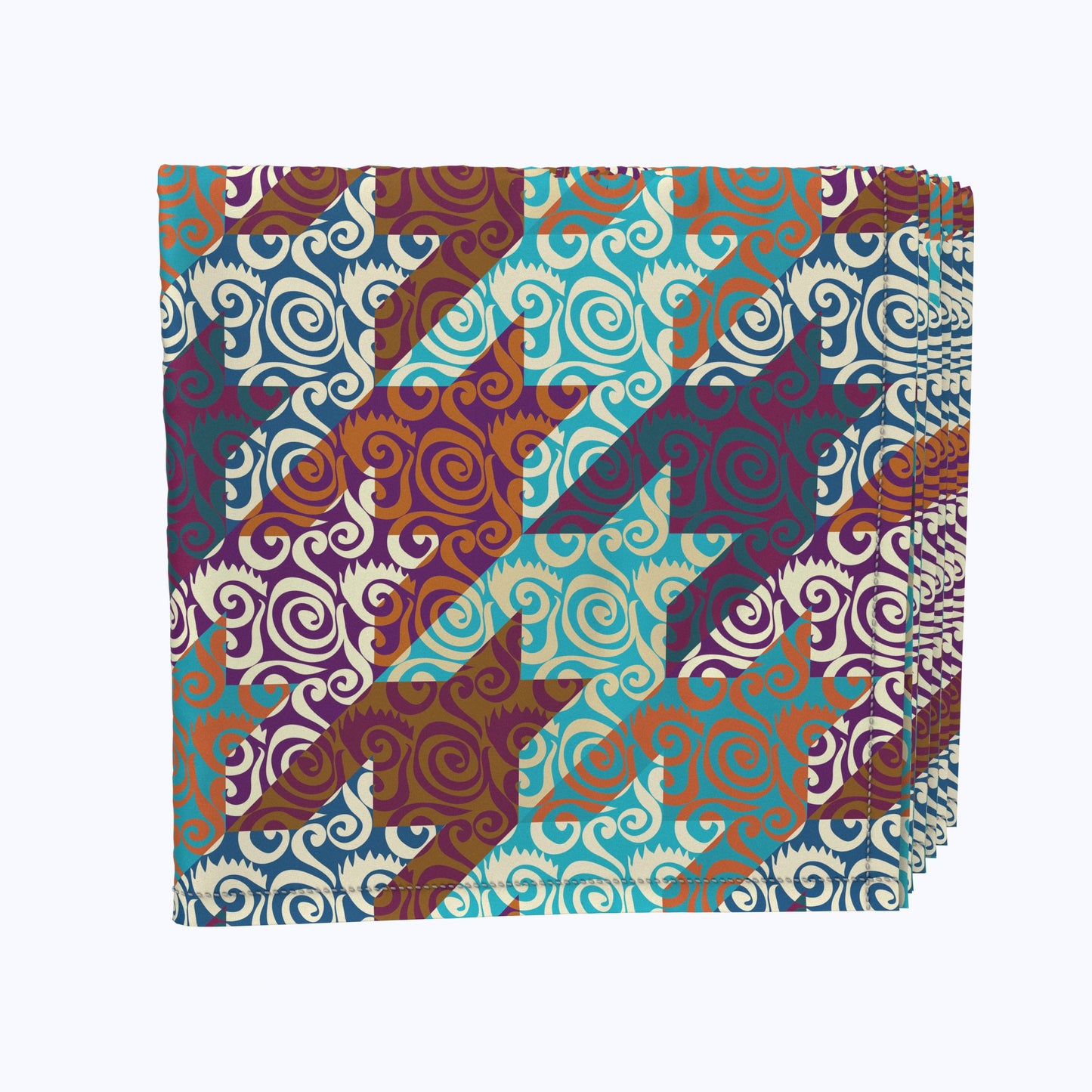 Retro Patchwork Houndstooth Napkins