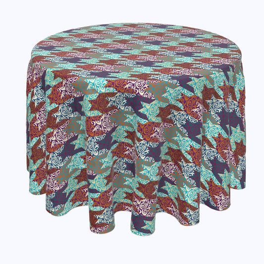 Retro Patchwork Houndstooth Rounds