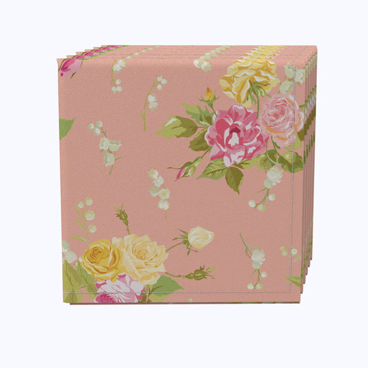 Simple Floral Bouquet Napkins