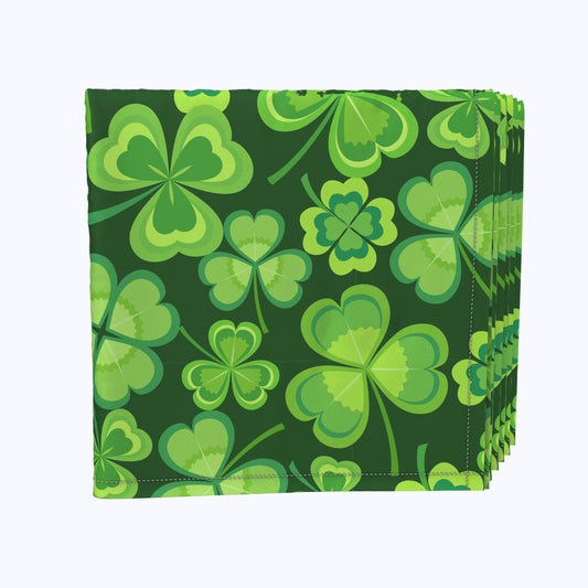 Spring Cartoon Clovers Napkins