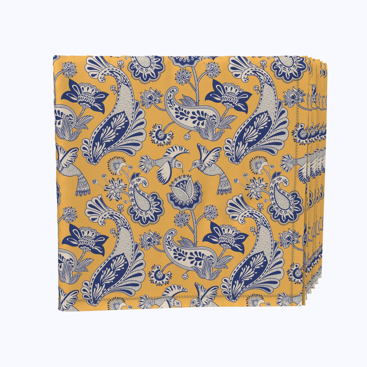 Stylized Birds & Flowers Napkins