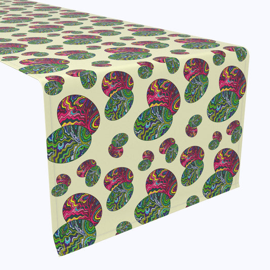 Trippy Doodle Easter Eggs Runners