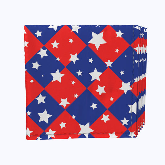 Vintage American Chessboard Napkins