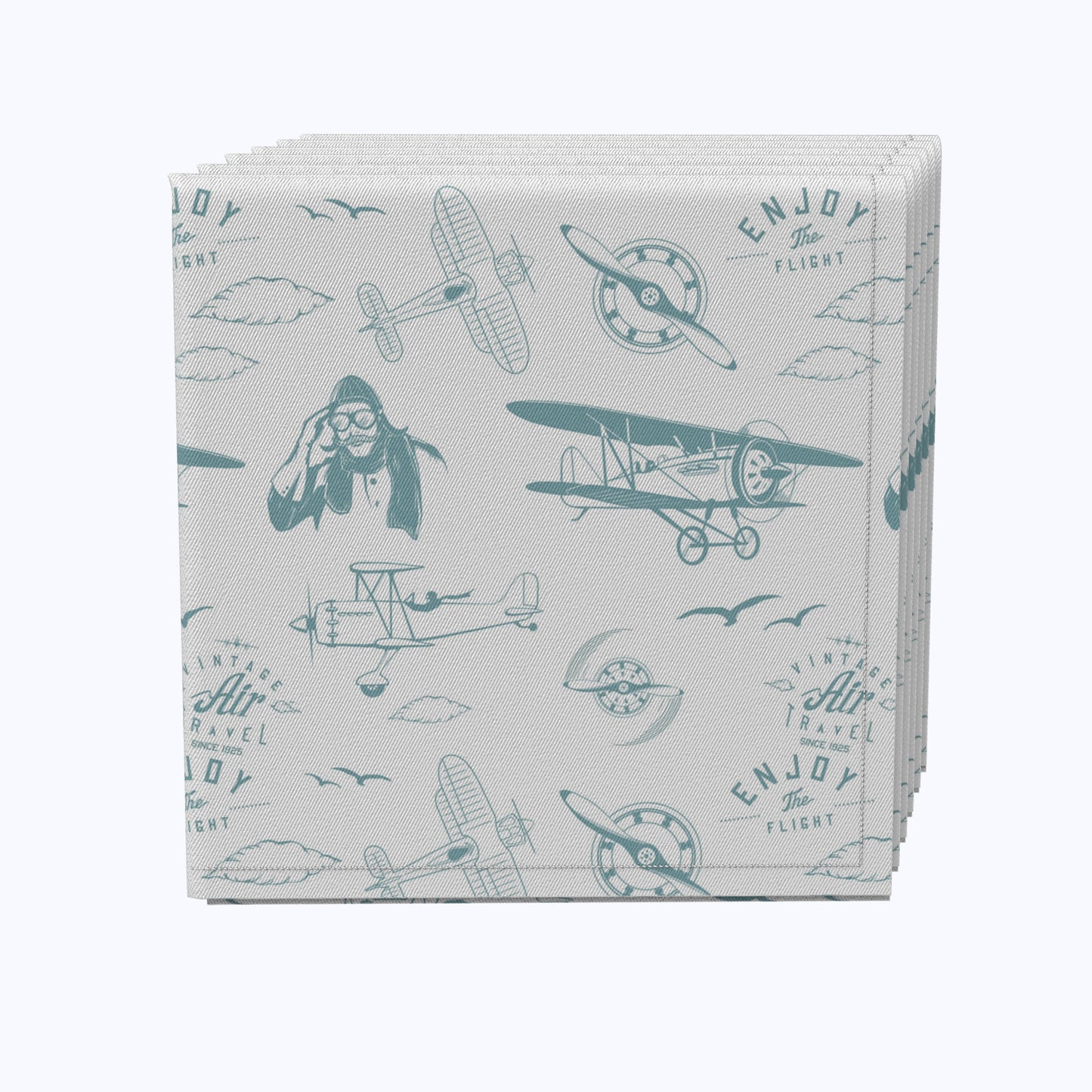 Vintage Aviation Napkins