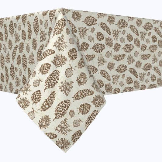 Vintage Winter Pines Rectangles