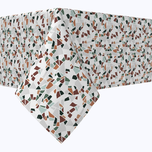 Terrazzo Print Cotton Rectangles