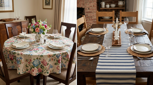 The Difference Between a Table Runner and a Tablecloth — And When to Use Each
