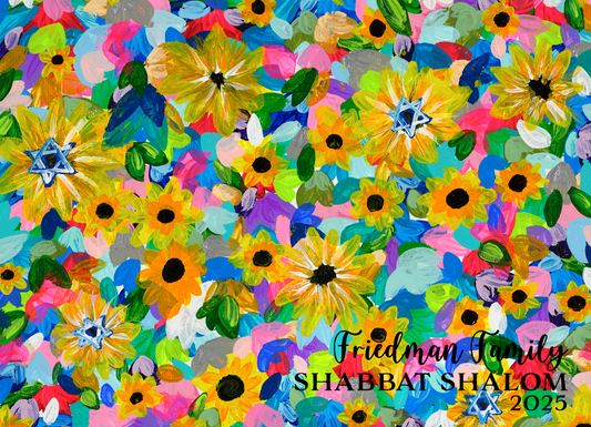 CUSTOM Sunflower Placemat 21x15