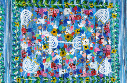 Hanukkah Tablecloth 60"x120"