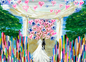 Jewish Wedding Placemat 21x15