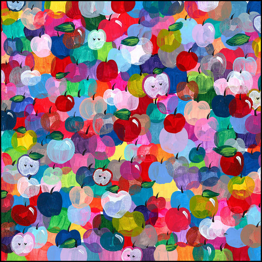 Rainbow Apples Napkins 18x18 4PK