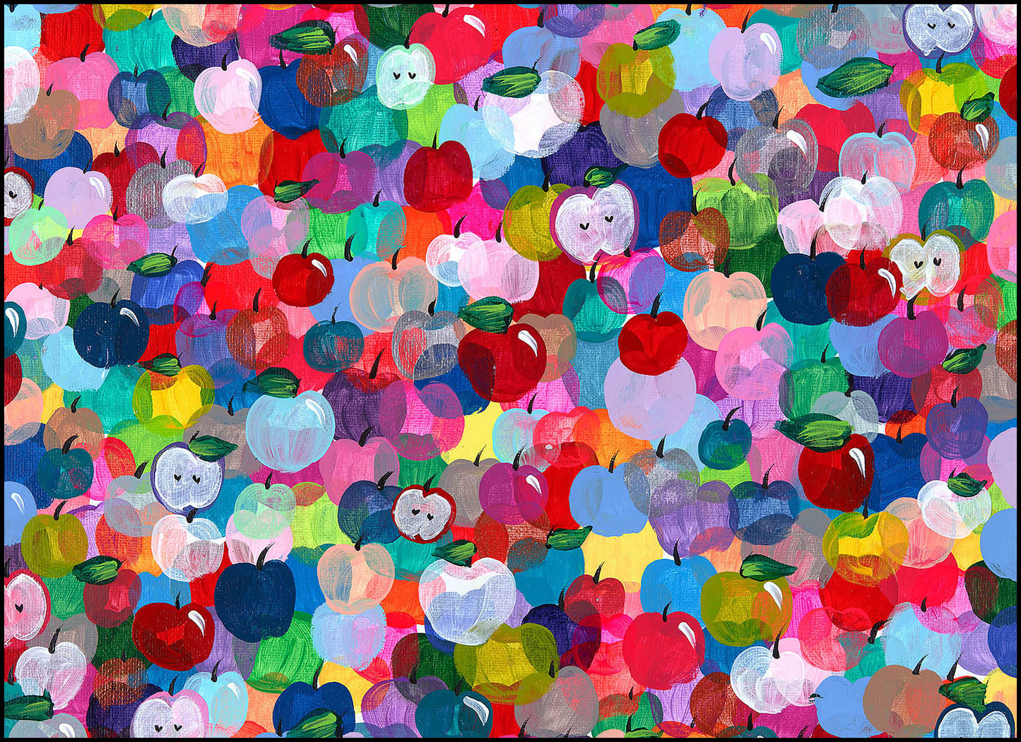 Rainbow Apples Placemats 21x15